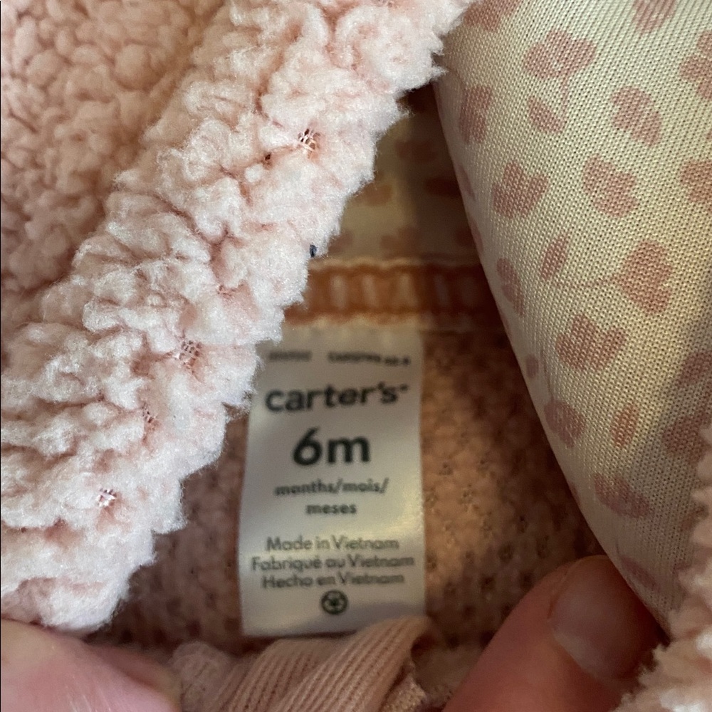Carter’s Baby Girl Winter Sleeper Bundle 6 Months - Picture 4 of 10